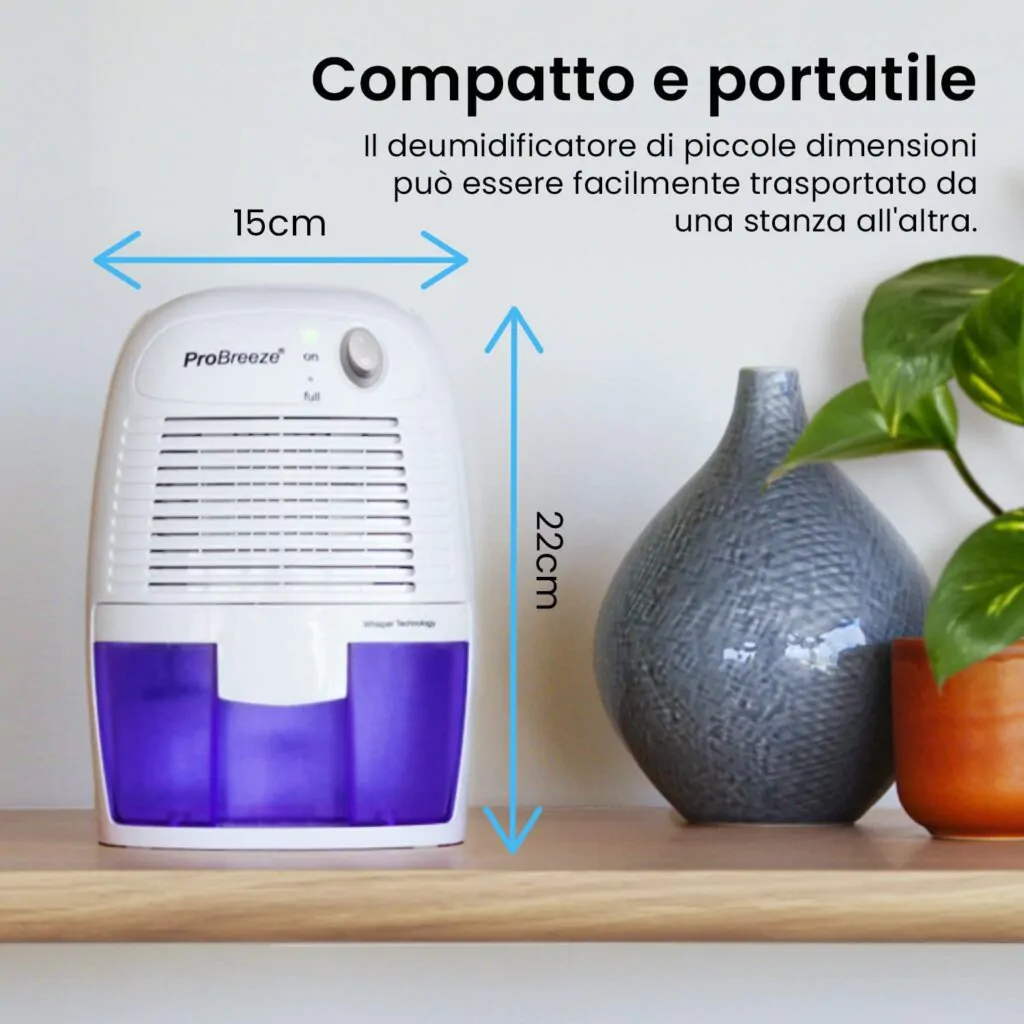 Dimensioni deumidificatore